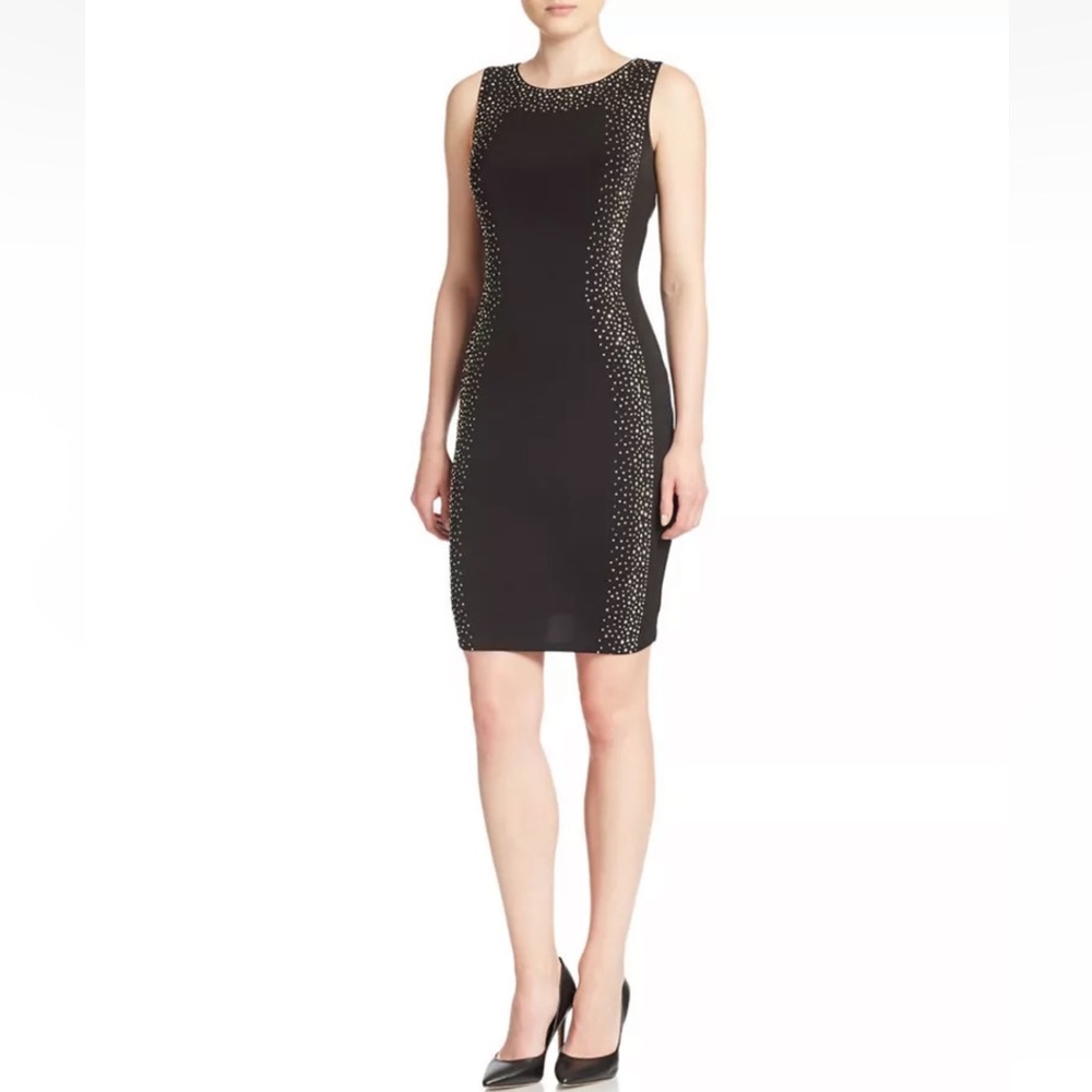 Calvin Klein Mini Black Bodycon
Black Studded Stretch Sexy Dress Size 6